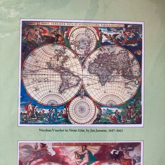 Masters Of Cartography Print Portfolio Pomegranate Publications 13x15 World Maps - Picture 6 of 15